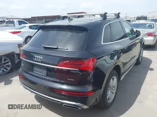 2023 Audi Q5 S line Premium with VIN WA1GAAFY3P2027829, listed as a IAAI auction lot 42638257 with 61,925 mi miles and . Bid and sale history available at DreamBid. Image 4.