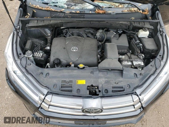 2017 Toyota Highlander Limited with VIN 5TDDZRFH1HS417662, listed as a Copart auction lot 59342485 with 97,800 mi miles and Salvage title. Bid and sale history available at DreamBid. Image 12.