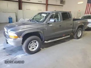 2002 Dodge Dakota SLT with VIN 1B7HG48N92S620875, listed as a Copart auction lot 86101494 with 159,436 mi miles and Salvage Title. Bid and sale history available at carsss.com. Image 1.