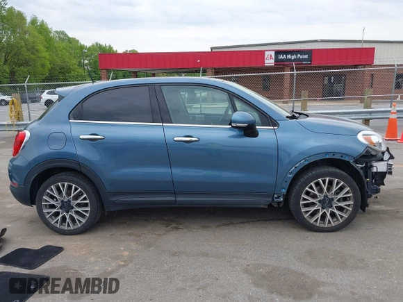 2017 FIAT 500X Lounge with VIN ZFBCFXDB1HP639672, listed as a IAAI auction lot 42033838 with 71,542 mi miles and . Bid and sale history available at DreamBid. Image 14.
