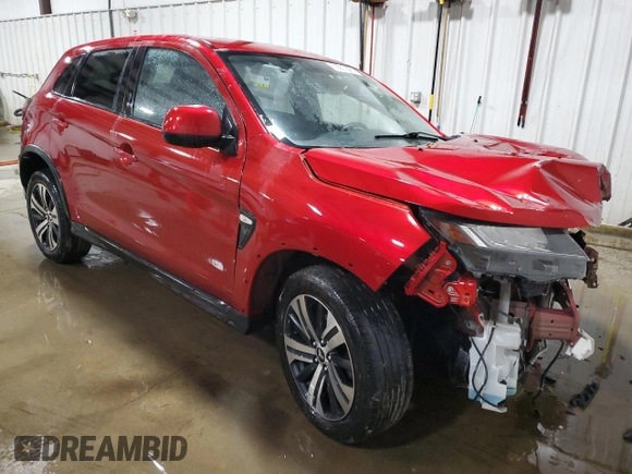 2020 Mitsubishi Outlander ES with VIN JA4AR3AU8LU015270, listed as a Copart auction lot 53287225 with 82,593 mi miles and Salvage title. Bid and sale history available at DreamBid. Image 4.