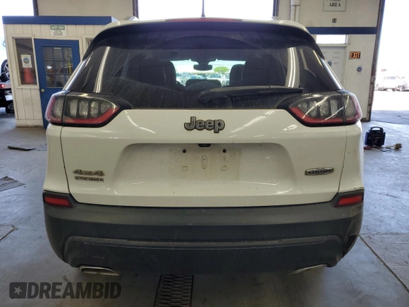 2019 Jeep Cherokee Latitude Plus with VIN 1C4PJMLX3KD127574, listed as a Copart auction lot 55470565 with 106,309 mi miles and Salvage title. Bid and sale history available at DreamBid. Image 6.