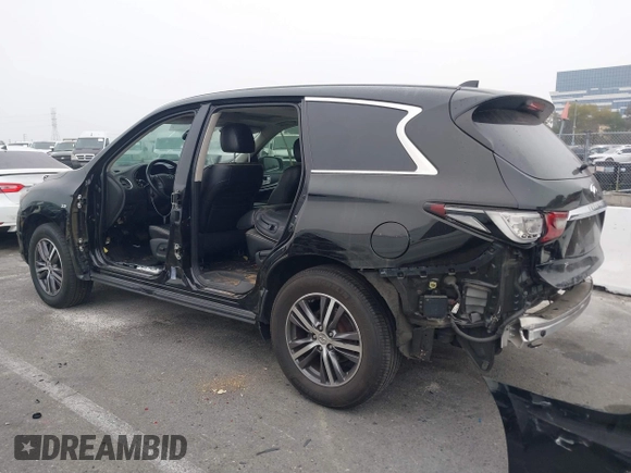 2019 Infiniti QX60 LUXE with VIN 5N1DL0MN7KC500202, listed as a IAAI auction lot 41229623 with 103,626 mi miles. Bid and sale history available at carsss.com. Image 15.