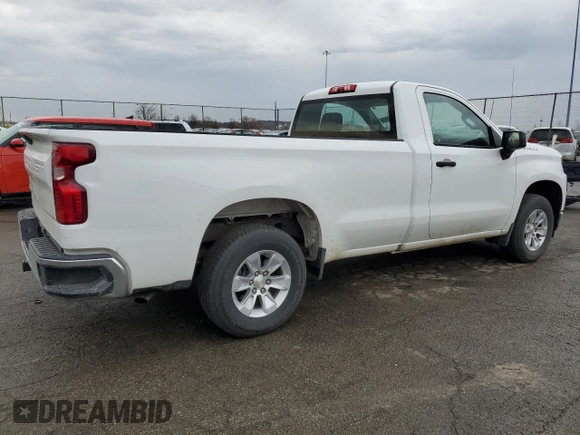 2019 Chevrolet Silverado 1500 Work Truck with VIN 3GCNWAEFXKG193103, listed as a Copart auction lot 50918245 with 53,995 mi miles and Salvage Title. Bid and sale history available at DreamBid. Image 3.