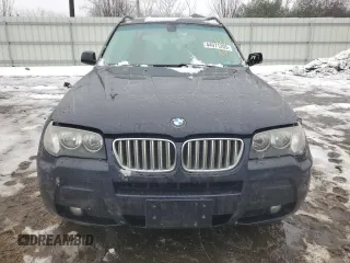 2009 BMW X3 xDrive30i with VIN WBXPC93409WJ30690, listed as a Copart auction lot 44971205 with 0 mi miles and Salvage Title. Bid and sale history available at carsss.com. Image 5.