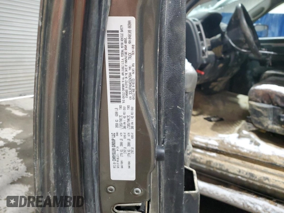 2014 Ram 1500 Tradesman with VIN 3C6JR7AG4EG247644, listed as a Copart auction lot 44493775 with Not provided miles and Salvage title. Bid and sale history available at DreamBid. Image 13.