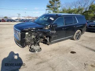 2023 GMC Yukon Denali with VIN 1GKS2DKL9PR255208, listed as a Copart auction lot 87492094 with 50,823 mi miles and Salvage Title. Bid and sale history available at carsss.com. Image 1.