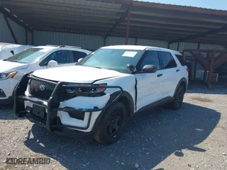 2021 Ford Police Interceptor Utility with VIN 1FM5K8AB0MGB04298, listed as a IAAI auction lot 40204106 with 74,293 mi miles. Bid and sale history available at carsss.com. Image 19.