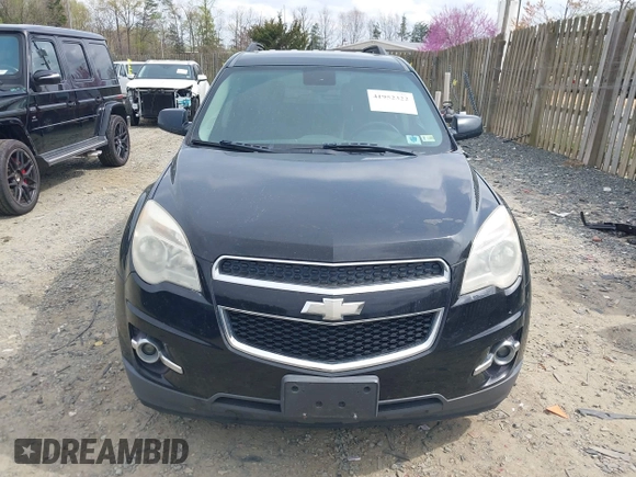 2012 Chevrolet Equinox LT w/2LT with VIN 2GNFLNEK6C6187109, listed as a IAAI auction lot 41952322 with 190,433 mi miles. Bid and sale history available at carsss.com. Image 6.