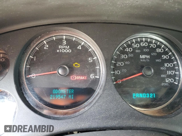 2007 Chevrolet Silverado 1500 LTZ with VIN 2GCEK13M971537923, listed as a Copart auction lot 50879955 with 219,547 mi miles and Salvage Title. Bid and sale history available at DreamBid. Image 9.