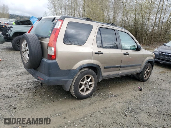 2006 Honda CR-V LX with VIN JHLRD78556C005175, listed as a Copart auction lot 51446315 with 185,801 mi miles and Salvage Title. Bid and sale history available at carsss.com. Image 3.