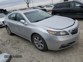 2013 Acura TL Tech with VIN 19UUA8F51DA012515, listed as a Copart auction lot 47464185 with 150,151 mi miles and Salvage Title. Bid and sale history available at carsss.com. Image 4.