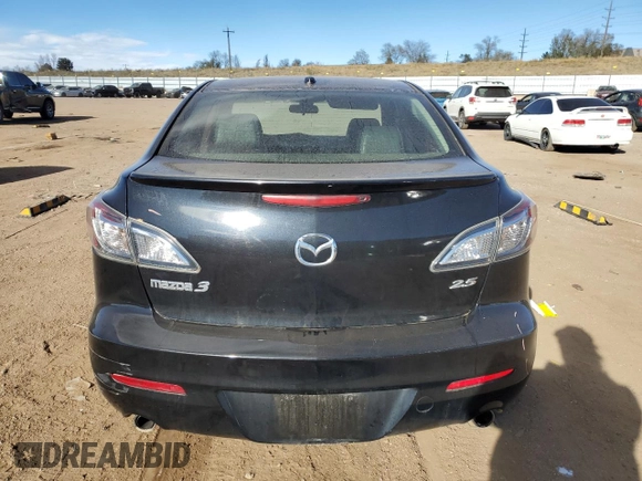 2011 Mazda 3 S Grand Touring with VIN JM1BL1W57B1472797, listed as a Copart auction lot 80752624 with 102,936 mi miles and Non Repairable. Bid and sale history available at DreamBid. Image 6.