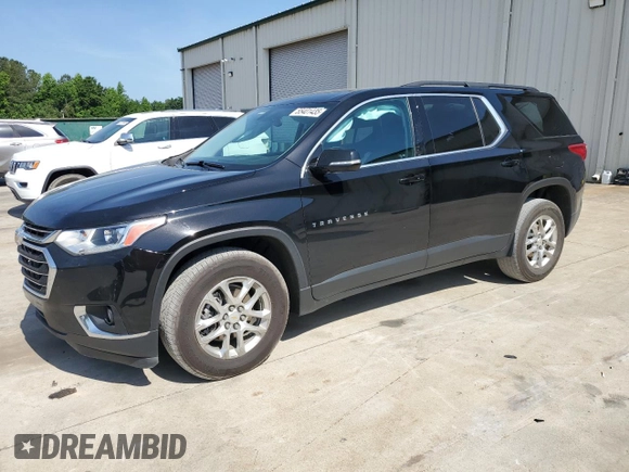 2020 Chevrolet Traverse LT with VIN 1GNERHKW1LJ301085, listed as a Copart auction lot 55401435 with 113,761 mi miles and Salvage title. Bid and sale history available at DreamBid. Image 1.