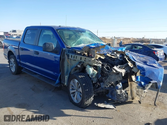 2017 Ford F-150 XL with VIN 1FTEW1EF6HKE12236, listed as a IAAI auction lot 41351158 with 167,433 mi miles. Bid and sale history available at carsss.com. Image 1.