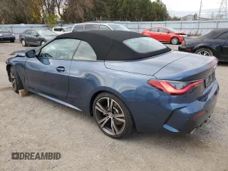 2023 BMW 4 Series 430i with VIN WBA23AT05PCM59628, listed as a Copart auction lot 78286804 with 28,939 mi miles and Salvage Title. Bid and sale history available at carsss.com. Image 2.