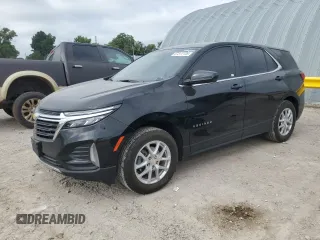 2023 Chevrolet Equinox LT with VIN 3GNAXTEG2PL106512, listed as a Copart auction lot 57311135 with 17,464 mi miles and Salvage title. Bid and sale history available at DreamBid. Image 1.