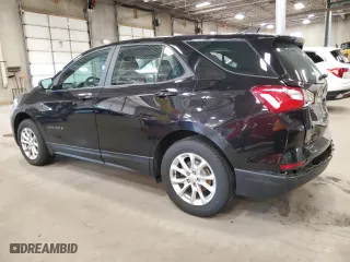 2020 Chevrolet Equinox LS with VIN 2GNAXSEV0L6112557, listed as a Copart auction lot 52434695 with 153,298 mi miles and Salvage Title. Bid and sale history available at carsss.com. Image 2.