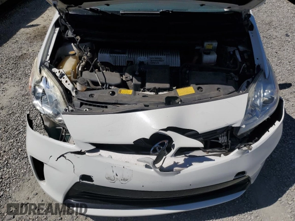 2013 Toyota Prius One with VIN JTDKN3DU7D5583782, listed as a Copart auction lot 49574105 with 155,842 mi miles and Salvage Title. Bid and sale history available at carsss.com. Image 11.
