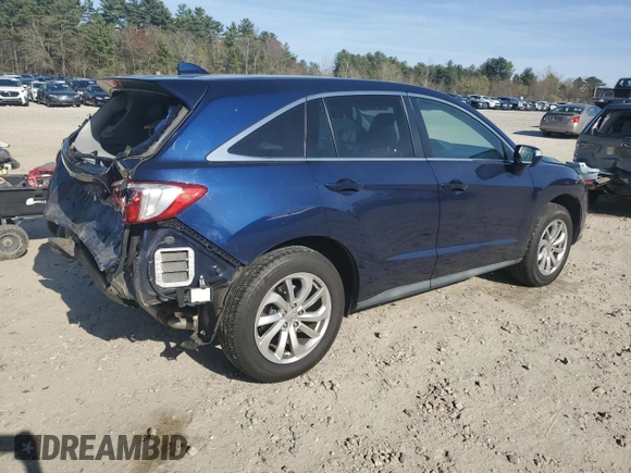 2017 Acura RDX Technology with VIN 5J8TB4H50HL000526, listed as a Copart auction lot 54510625 with 105,929 mi miles and Salvage Title. Bid and sale history available at DreamBid. Image 3.
