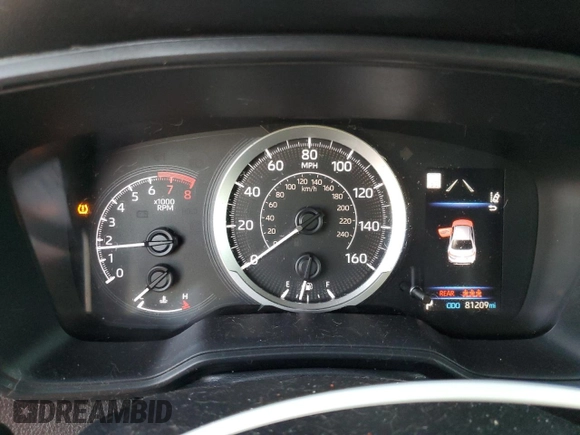 2021 Toyota Corolla LE with VIN 5YFEPMAE4MP166567, listed as a Copart auction lot 52805805 with 81,209 mi miles and Salvage Title. Bid and sale history available at DreamBid. Image 9.