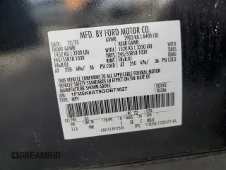 2016 Ford Police Interceptor Utility z VIN 1FM5K8AT9GGB73827, wystawiony jako Copart lot #56400145 z przebiegiem 154 496 mil mil oraz Szkoda całkowita • Salvage title. Historia ofert i sprzedaży dostępna na DreamBid. Obrazek 13.