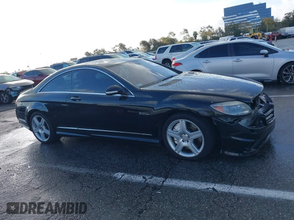 2009 Mercedes-Benz CL-Class V8 AMG with VIN WDDEJ77X89A020041, listed as a IAAI auction lot 41590508 with 127,040 mi miles. Bid and sale history available at carsss.com. Image 14.
