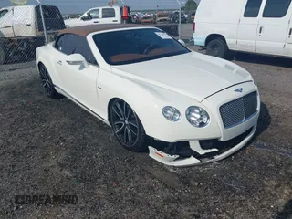 2012 Bentley Continental GT with VIN SCBGR3ZA1CC077130, listed as a IAAI auction lot 42138327 with 36,329 mi miles and . Bid and sale history available at DreamBid. Image 1.