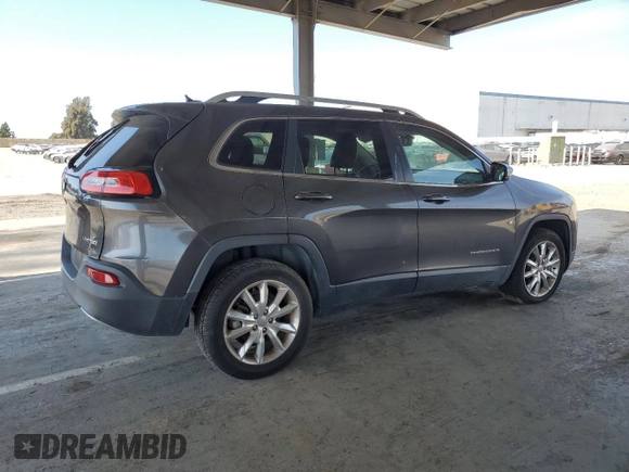 2014 Jeep Cherokee Limited with VIN 1C4PJLDBXEW170623, listed as a Copart auction lot 53003305 with 103,331 mi miles and Clean Title. Bid and sale history available at carsss.com. Image 3.