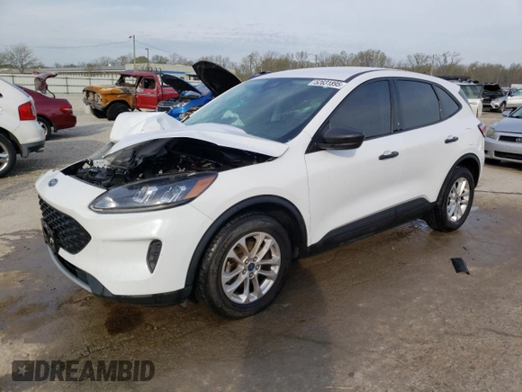 2022 Ford Escape S with VIN 1FMCU0F65NUA07907, listed as a Copart auction lot 52631895 with 43,363 mi miles and Salvage title. Bid and sale history available at DreamBid. Image 1.