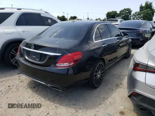 2018 Mercedes-Benz C 300 with VIN 55SWF4JB9JU260222, listed as a Copart auction lot 65423155 with 106,869 mi miles and Salvage title. Bid and sale history available at DreamBid. Image 3.