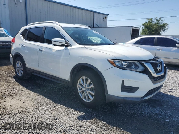 2017 Nissan Rogue SV with VIN KNMAT2MT0HP569901, listed as a Copart auction lot 53364085 with 107,225 mi miles and Salvage Title. Bid and sale history available at carsss.com. Image 4.