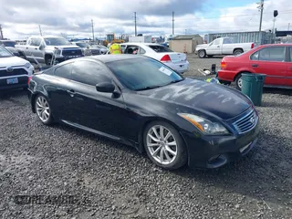 2011 Infiniti G37 Coupe x with VIN JN1CV6EL3BM262128, listed as a IAAI auction lot 41664098 with 160,619 mi miles. Bid and sale history available at carsss.com. Image 1.