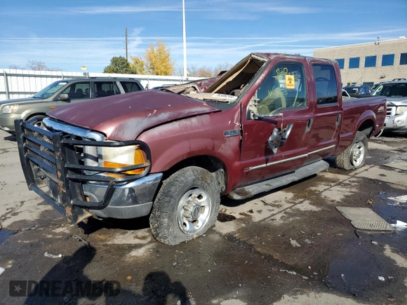 1999 Ford Super Duty F-250 XL with VIN 1FTNW21F7XEE89478, listed as a Copart auction lot 78306244 with 106,844 mi miles and Non Repairable. Bid and sale history available at carsss.com. Image 1.