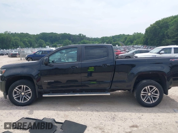 2019 Chevrolet Colorado 4WD Work Truck with VIN 1GCGTBEN5K1129922, listed as a IAAI auction lot 42476965 with 84,057 mi miles and . Bid and sale history available at DreamBid. Image 14.