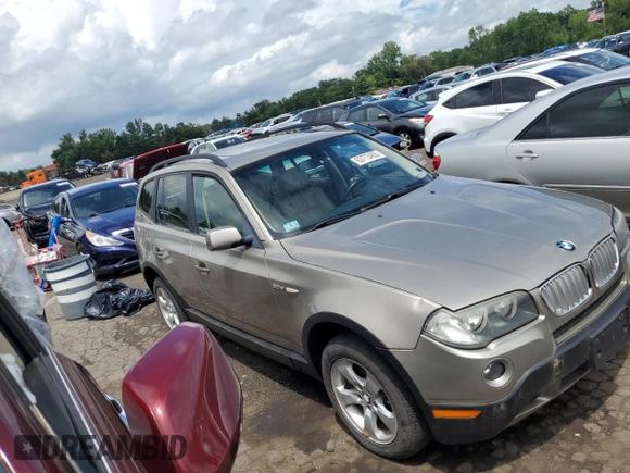2008 BMW X3 3.0si with VIN WBXPC93498WJ21985, listed as a Copart auction lot 63773455 with 134,440 mi miles and Clean title. Bid and sale history available at DreamBid. Image 4.