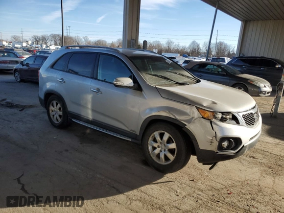 2012 Kia Sorento LX with VIN 5XYKTDA23CG260852, listed as a Copart auction lot 42505735 with 205,353 mi miles and Salvage Title. Bid and sale history available at carsss.com. Image 4.