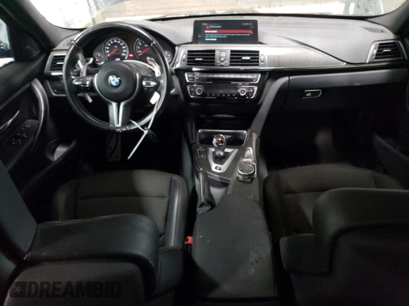 2016 BMW M3 with VIN WBS8M9C58G5E68621, listed as a Copart auction lot 49406365 with 34,638 mi miles and Salvage title. Bid and sale history available at DreamBid. Image 8.