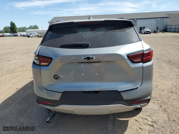2024 Chevrolet Blazer LT with VIN 3GNKBCR46RS209170, listed as a Copart auction lot 57280554 with 0 mi miles and Non Repairable. Bid and sale history available at carsss.com. Image 6.