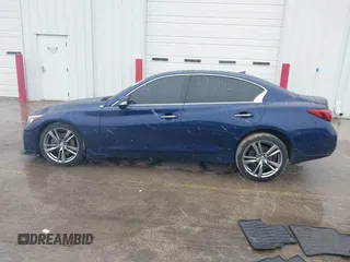 2021 Infiniti Q50 3.0t SIGNATURE EDITION with VIN JN1EV7CR0MM756102, listed as a IAAI auction lot 41743546 with 16,320 mi miles. Bid and sale history available at carsss.com. Image 14.