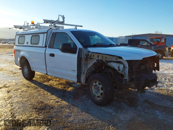 2017 Ford F-150 XL with VIN 1FTMF1EP5HKE54269, listed as a IAAI auction lot 41282914 with 92,569 mi miles and . Bid and sale history available at DreamBid. Image 1.
