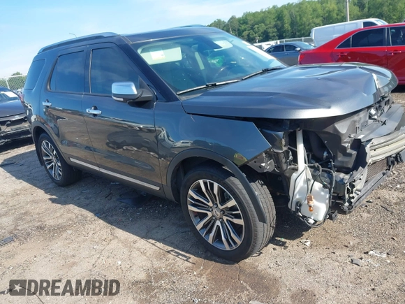 2018 Ford Explorer Platinum with VIN 1FM5K8HT6JGC62512, listed as a IAAI auction lot 42542371 with 76,462 mi miles and . Bid and sale history available at DreamBid. Image 1.