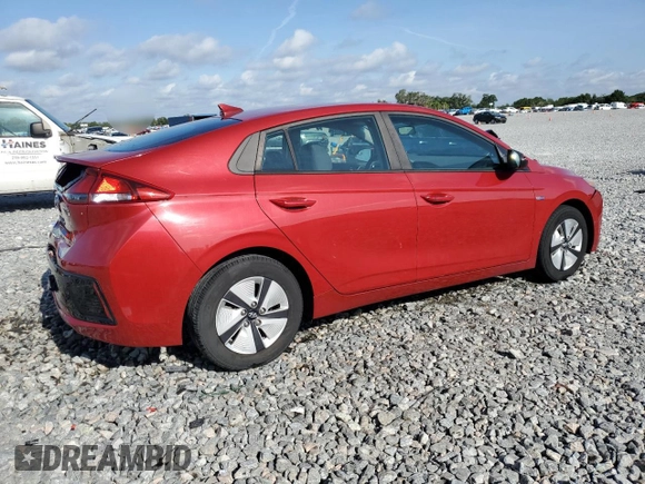 2019 Hyundai Ioniq Blue with VIN KMHC65LC5KU137067, listed as a Copart auction lot 57656395 with 82,494 mi miles and Non repairable. Bid and sale history available at DreamBid. Image 3.