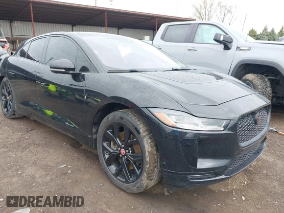 2020 Jaguar I-Pace SE with VIN SADHC2S14L1F80256, listed as a IAAI auction lot 42055674 with 48,694 mi miles and . Bid and sale history available at DreamBid. Image 1.