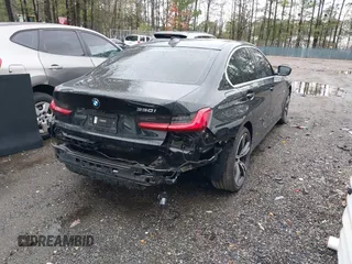 2021 BMW 3 Series 330i with VIN 3MW5R1J08M8B98335, listed as a IAAI auction lot 41741559 with 48,430 mi miles. Bid and sale history available at carsss.com. Image 4.