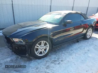 2012 Ford Mustang V6 with VIN 1ZVBP8EM6C5269767, listed as a IAAI auction lot 41609598 with 157,673 mi miles and . Bid and sale history available at DreamBid. Image 2.
