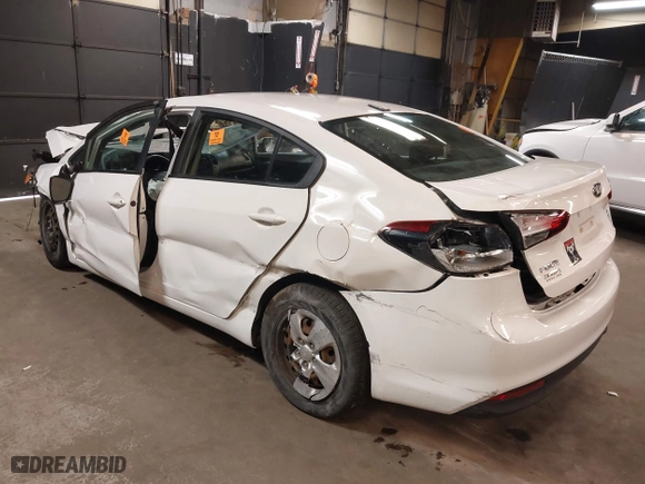 2017 Kia Forte LX with VIN 3KPFK4A74HE019922, listed as a IAAI auction lot 41795775 with 13,271 mi miles. Bid and sale history available at carsss.com. Image 3.