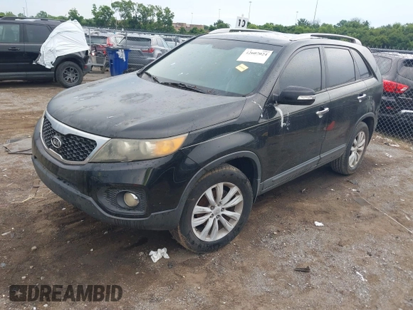 2011 Kia Sorento EX with VIN 5XYKU3A14BG015703, listed as a IAAI auction lot 42607024 with 176,491 mi miles and . Bid and sale history available at DreamBid. Image 2.