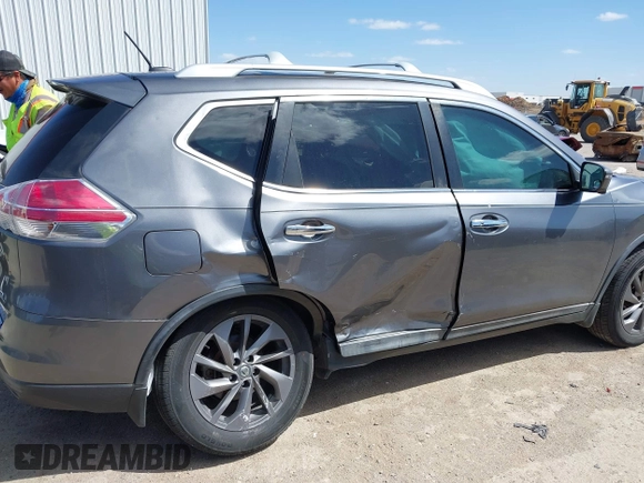 2016 Nissan Rogue SV with VIN 5N1AT2MTXGC874078, listed as a IAAI auction lot 41838624 with 140,561 mi miles. Bid and sale history available at carsss.com. Image 6.