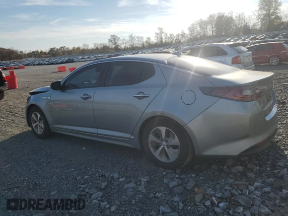 2016 Kia Optima Hybrid with VIN KNAGM4AD9G5094997, listed as a Copart auction lot 78191394 with 158,703 mi miles and Salvage Title. Bid and sale history available at carsss.com. Image 2.